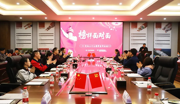 “榜樣面對(duì)面”黨的二十大精神宣講活動(dòng)在我司順利舉行